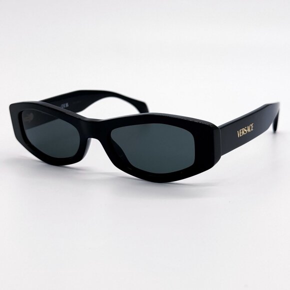 NEW VE4487 GB1/87 VERSACE SUNGLASSES BLACK EYEWEAR - Picture 3 of 10
